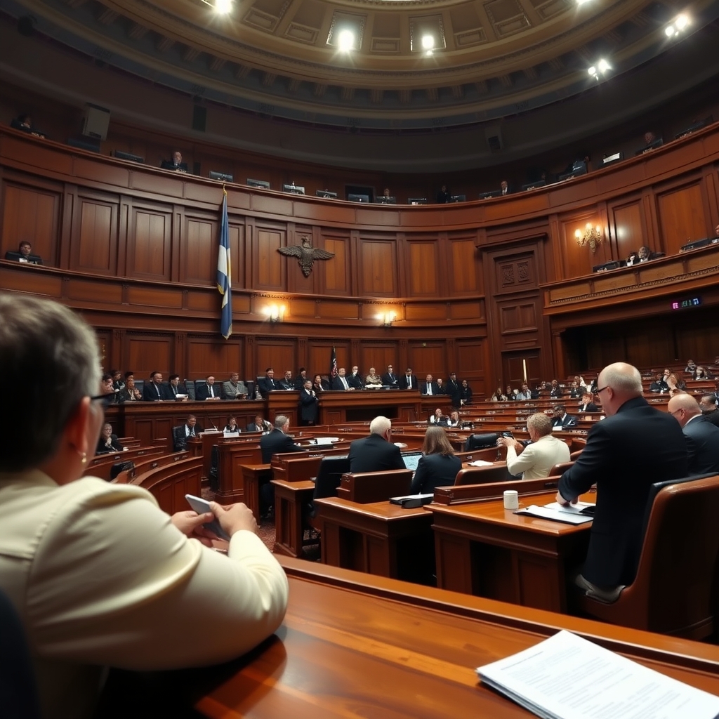Congreso argentino vive tensiones por el debate del presupuesto 2027