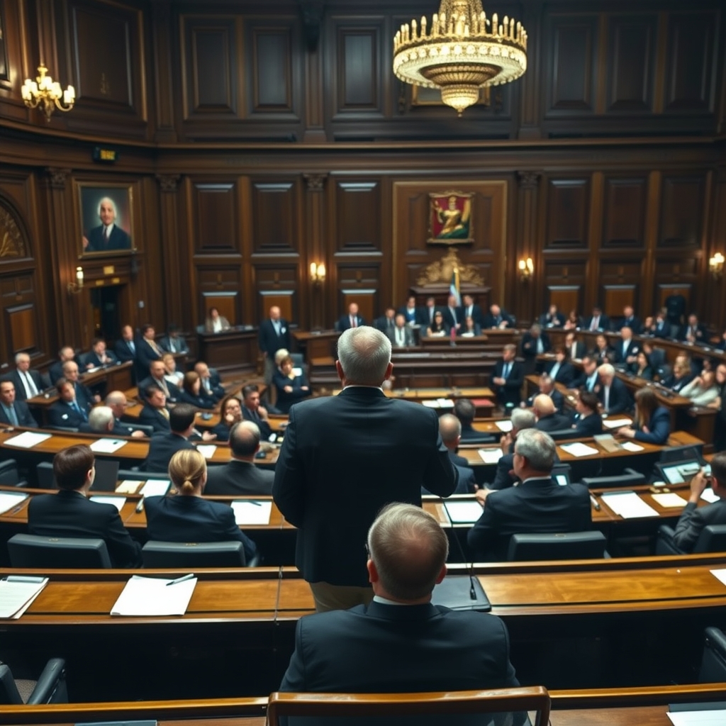 Tensión en el Congreso por el debate del presupuesto 2027