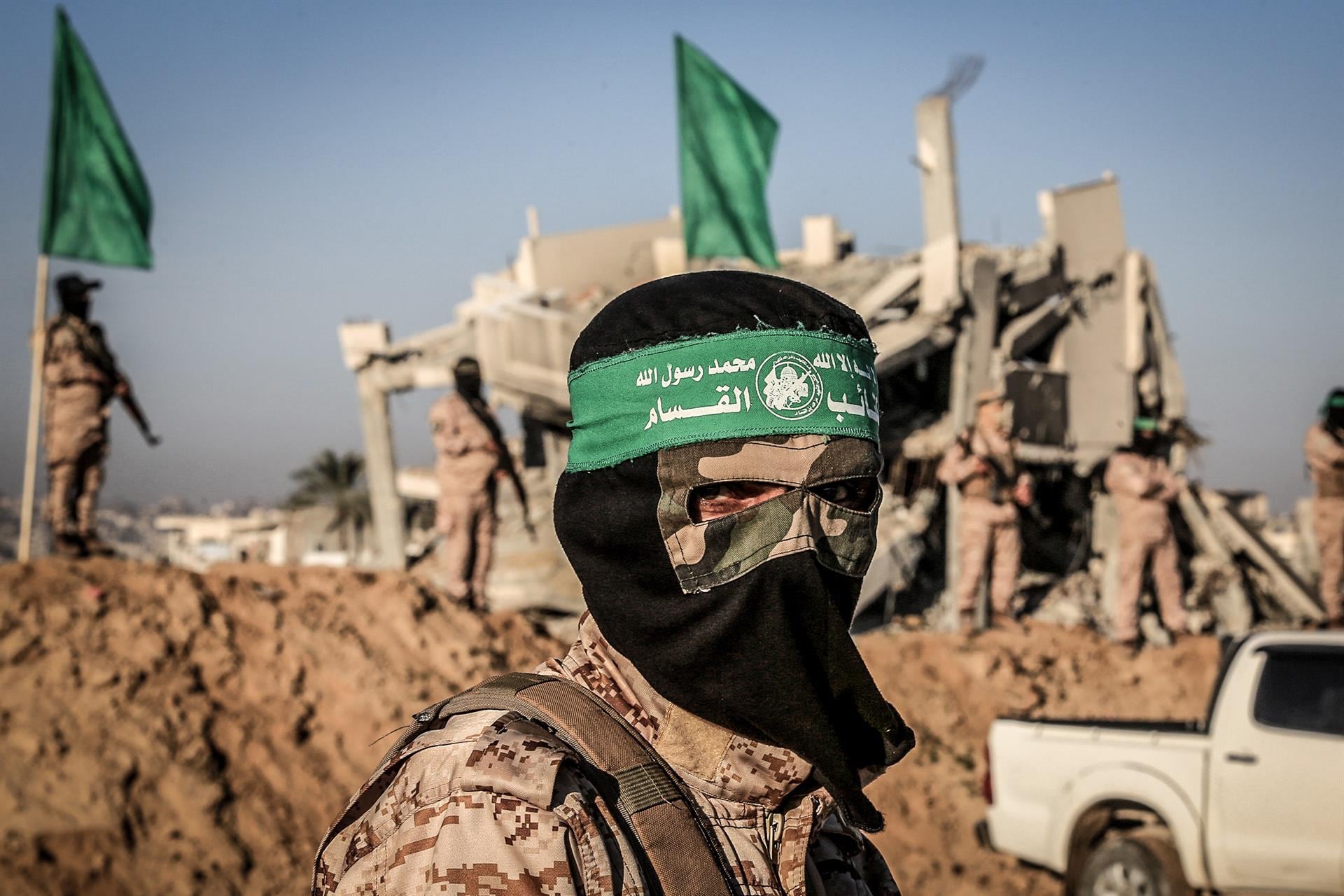Hamas negocia en El Cairo para asegurar el alto el fuego inicial