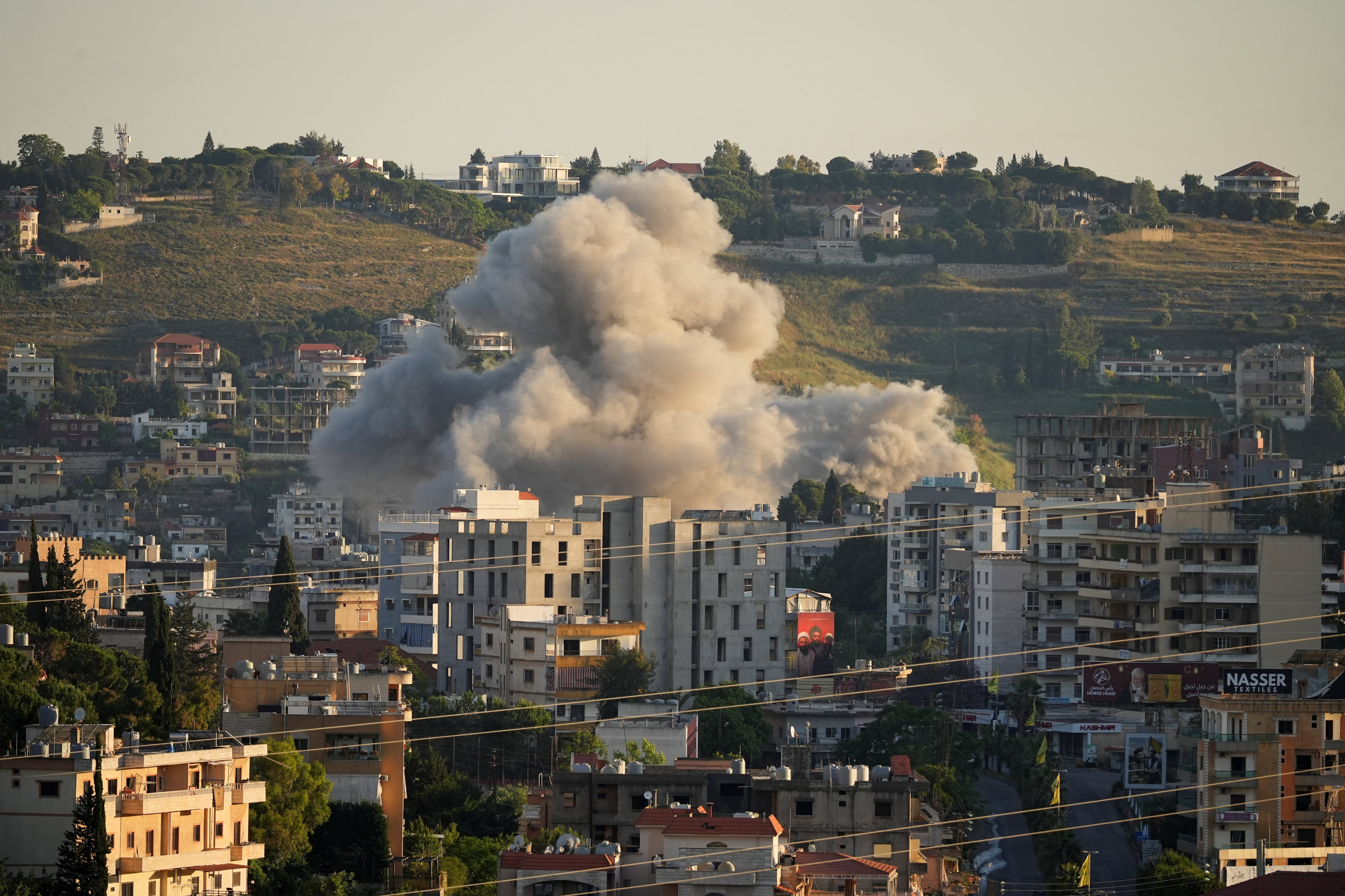 Israel bombardeó Líbano en respuesta a cohetes de Hezbollah