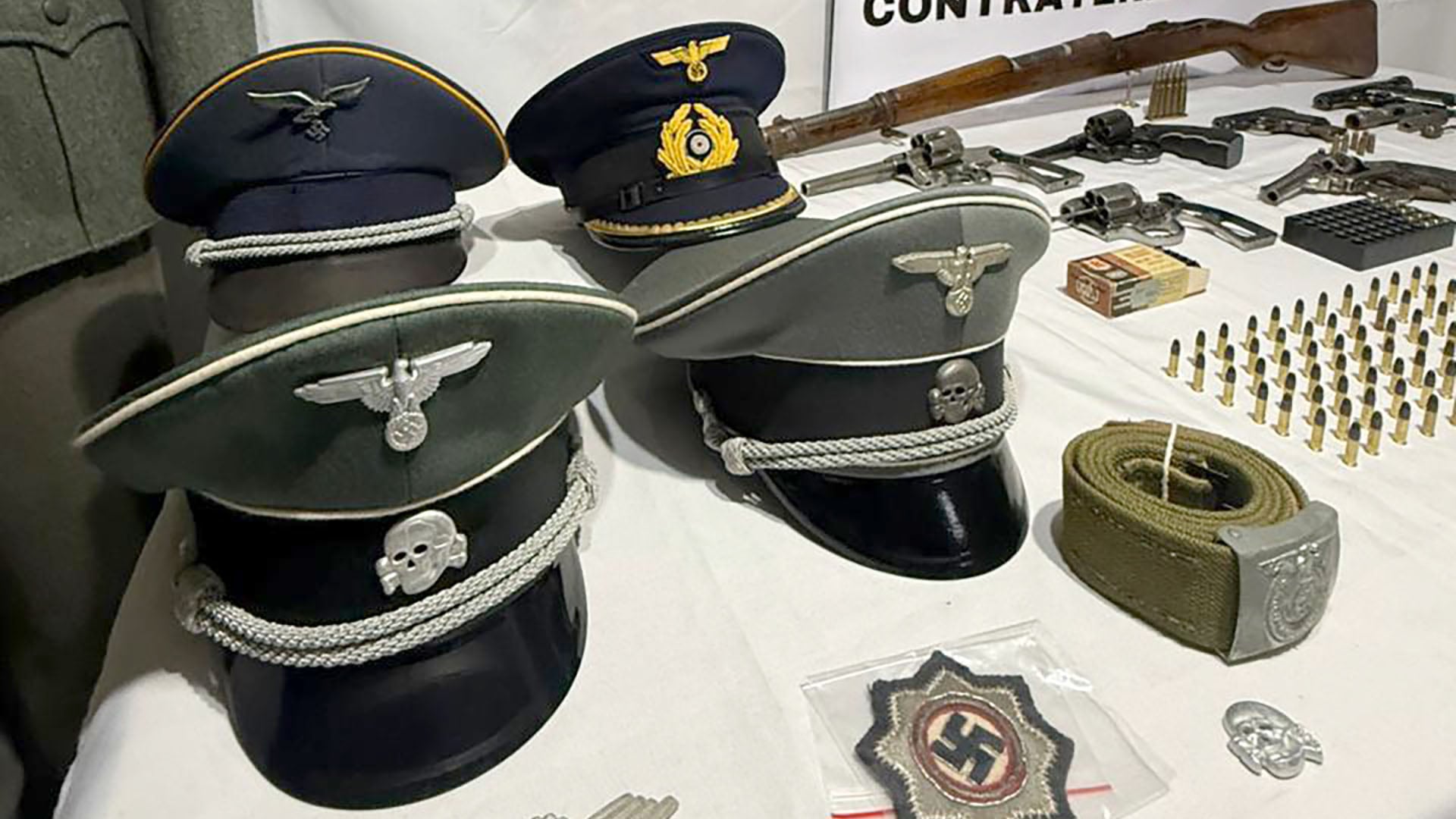 Detienen a Fernando Martínez en Gerli con arsenal y colección nazi