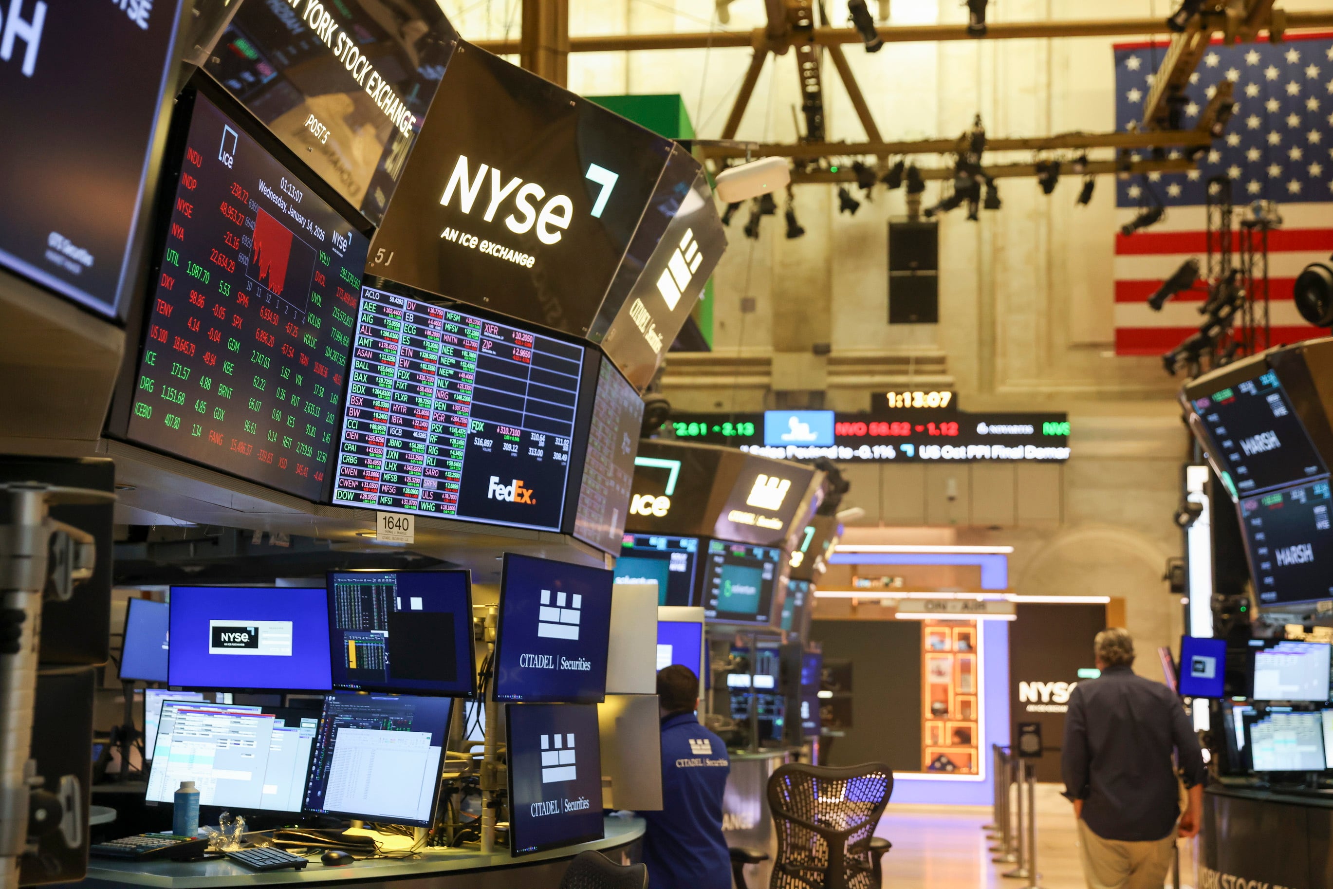 Inflación y tensión Irán-EE.UU. hunden Wall Street y arrastran mercados globales