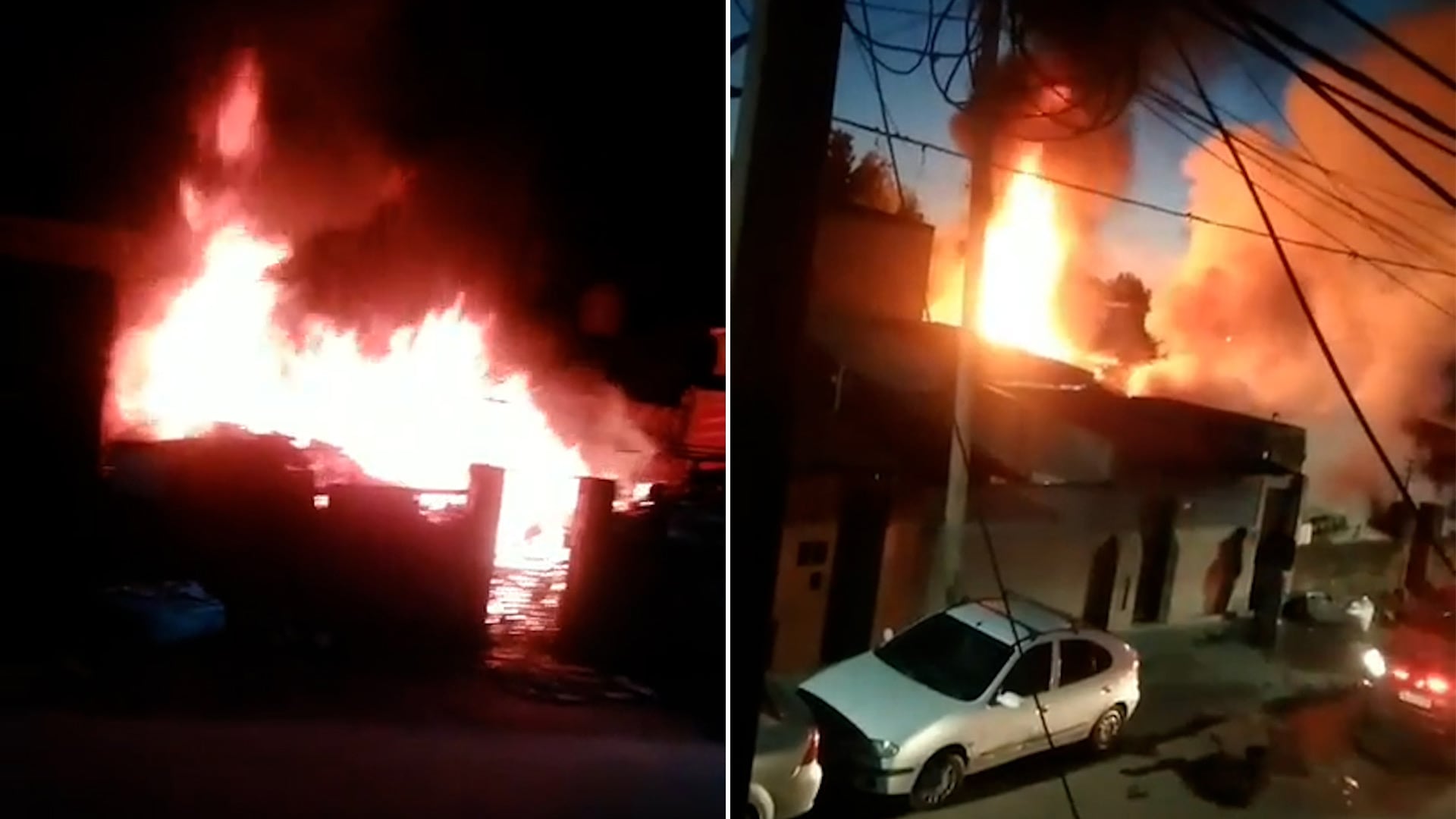 Investigan incendio intencional que arrasó una vivienda en Rosario