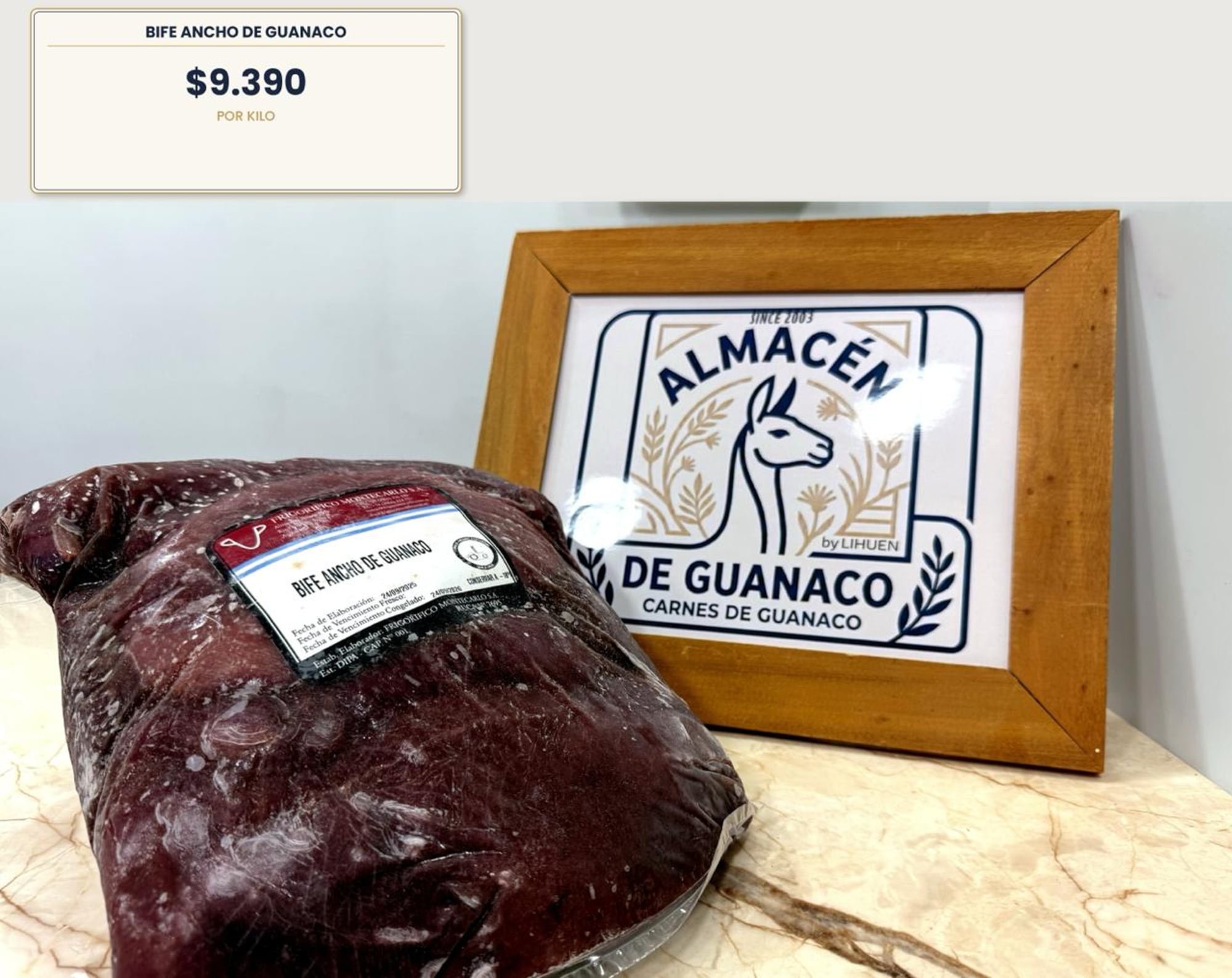 Inaugura primer local de guanaco; sus precios compiten con el vacuno
