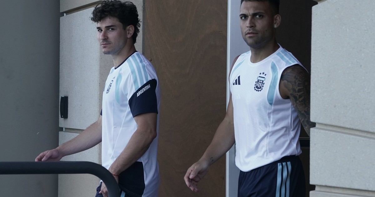 Scaloni apuesta doble 9 con Julián y Lautaro ante Jordania, Messi suplente