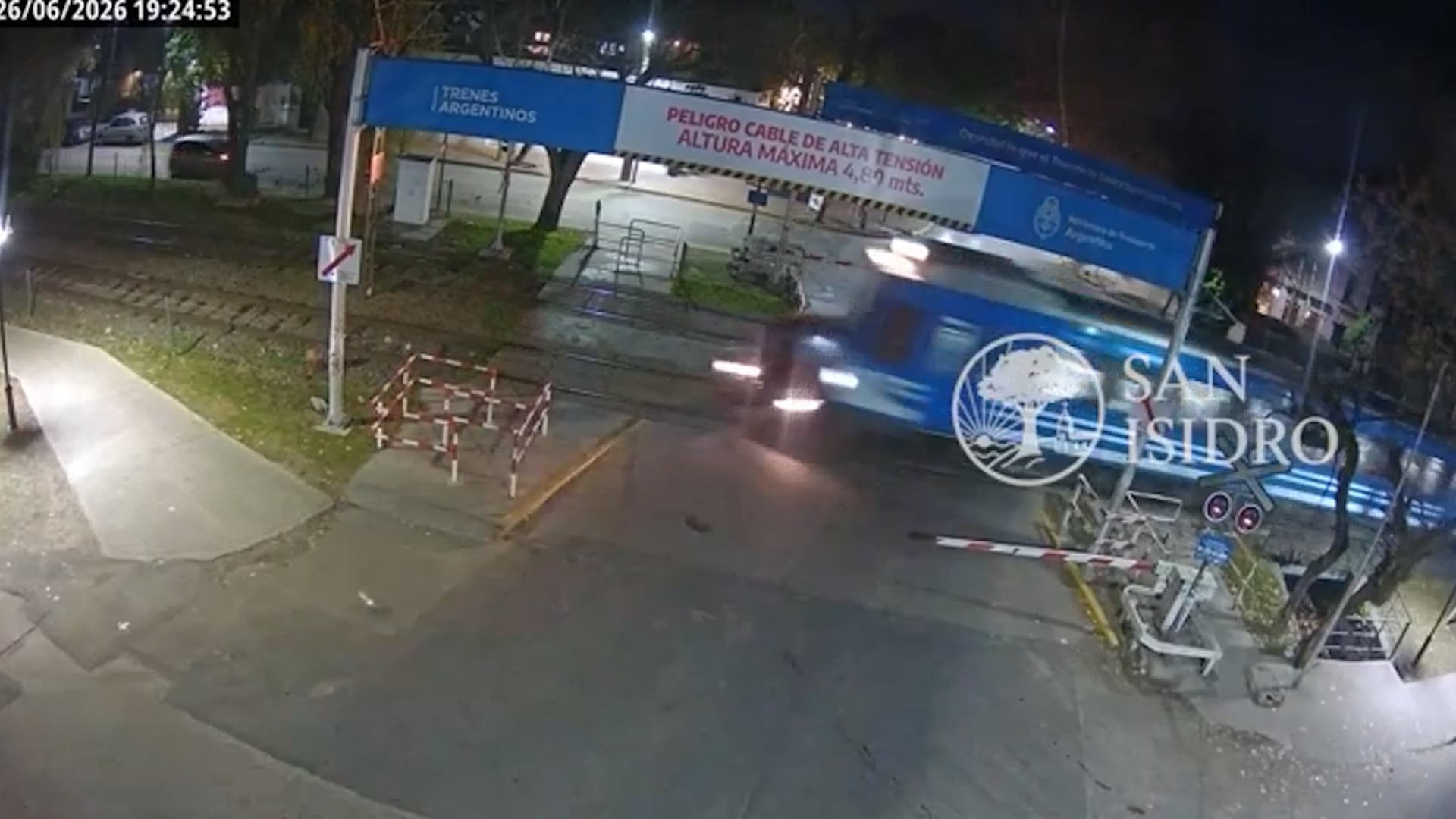 Video del choque fatal que mató a Ernestina Pais