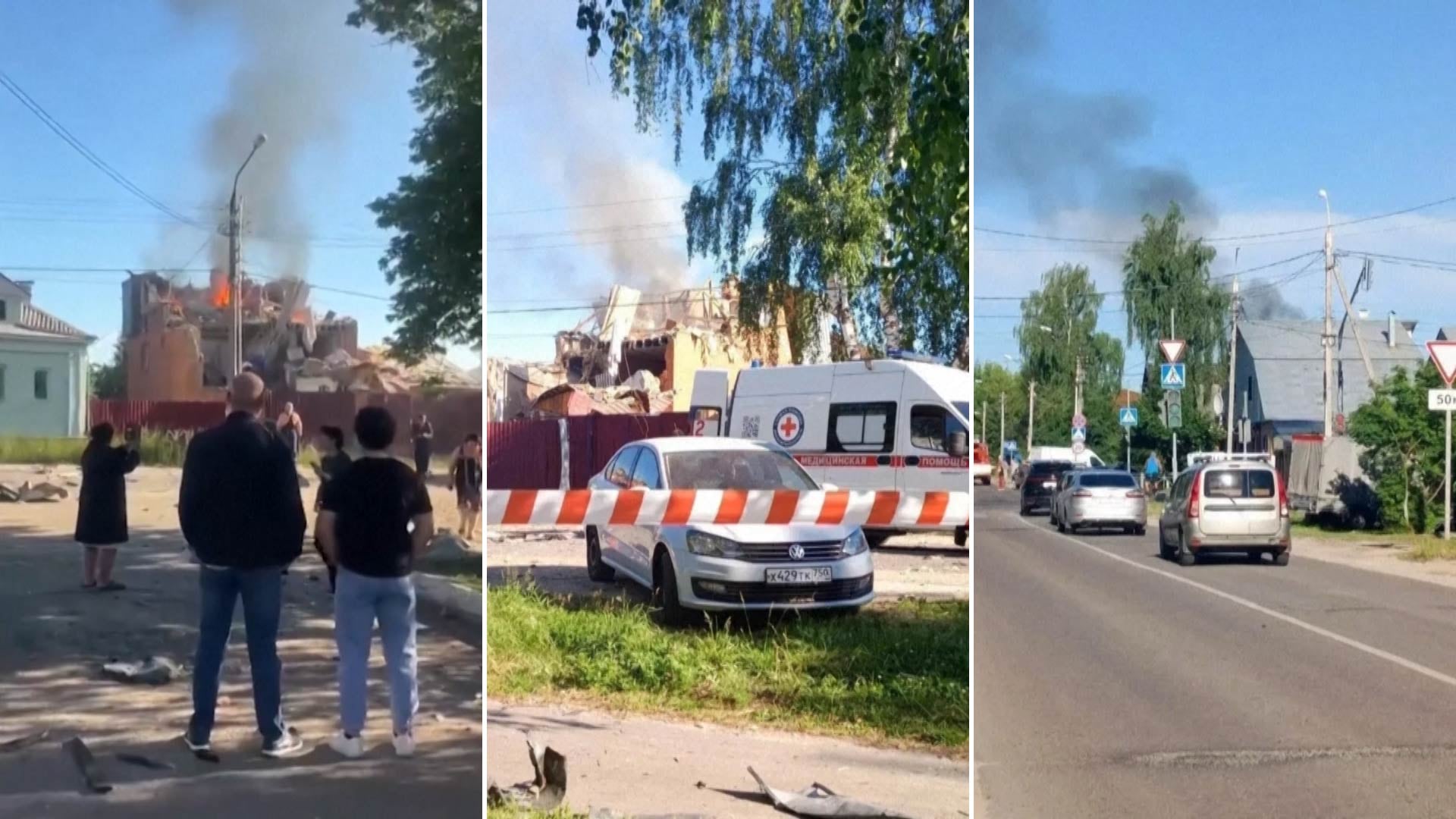 Drones atacan Moscú y frontera rusa: dos muertos y vuelos suspendidos