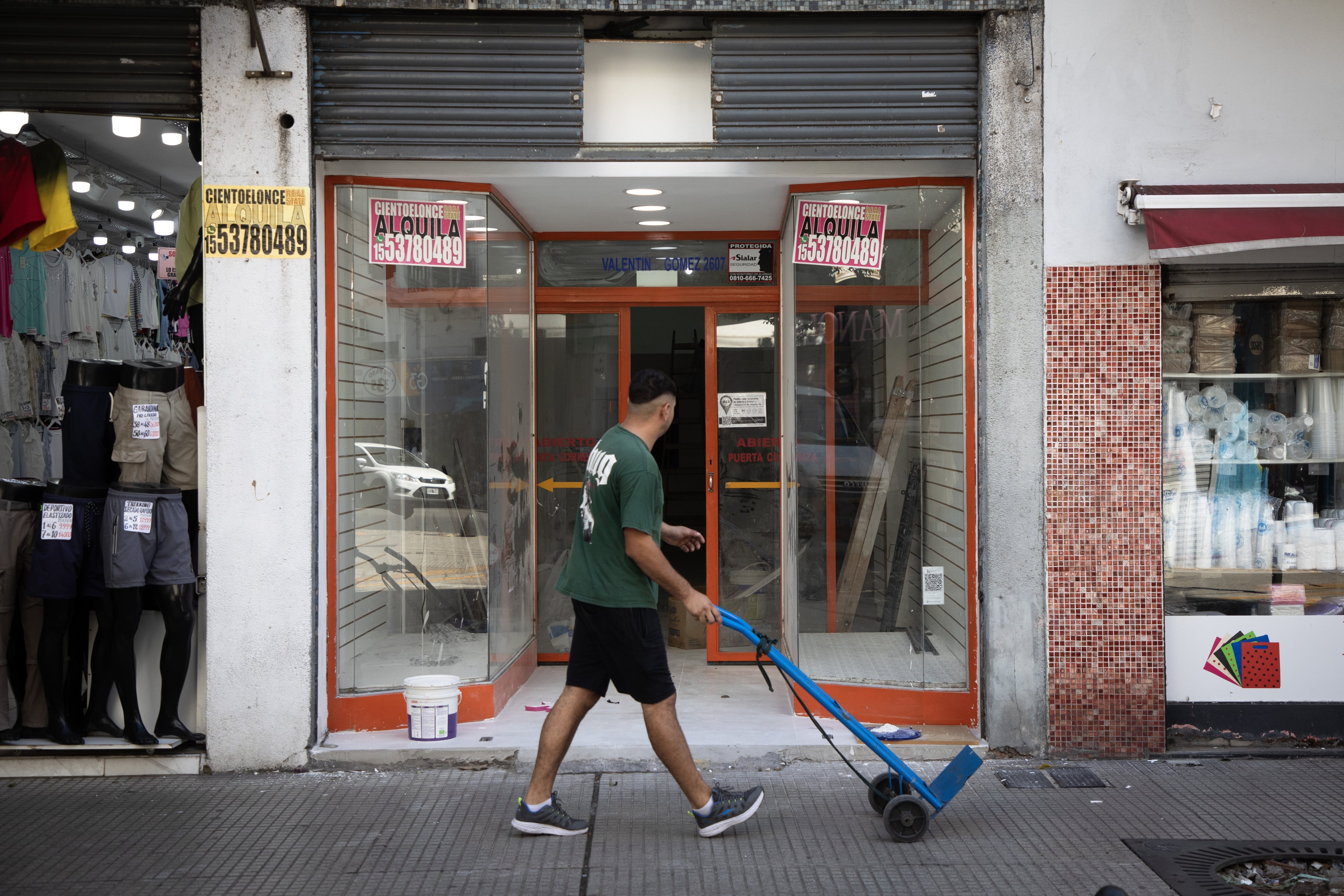 Alerta económica: Palermo ve quiebre con locales vacíos en avenida recuperada