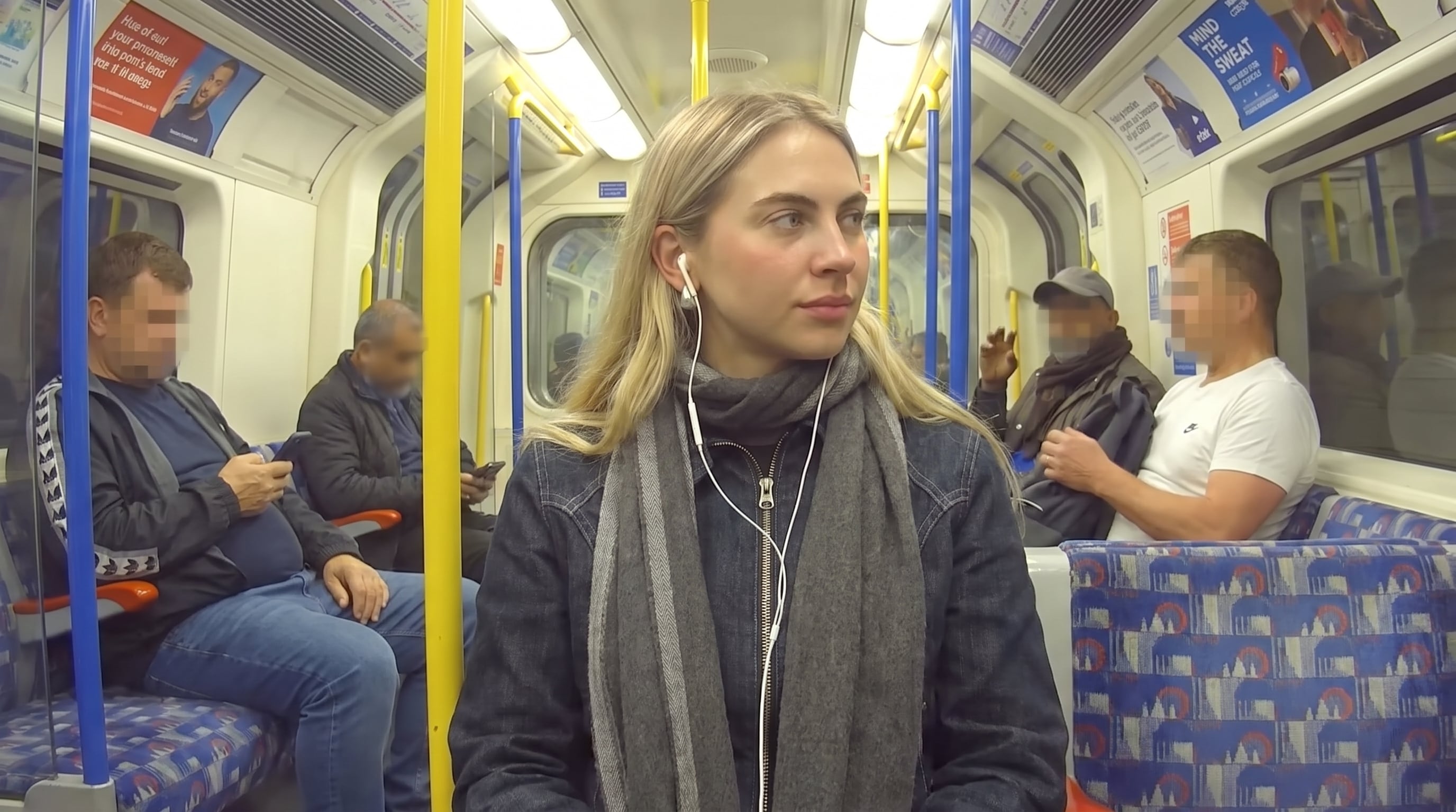 Una periodista documenta acosos en el metro de Londres