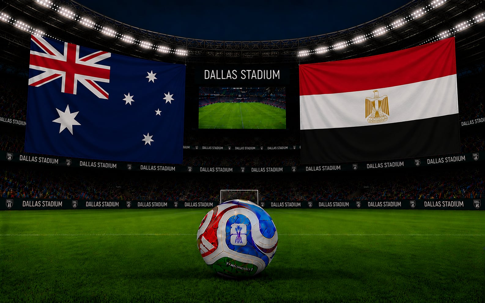 Australia vs. Egipto en el Mundial 2026: Partido en el Dallas Stadium