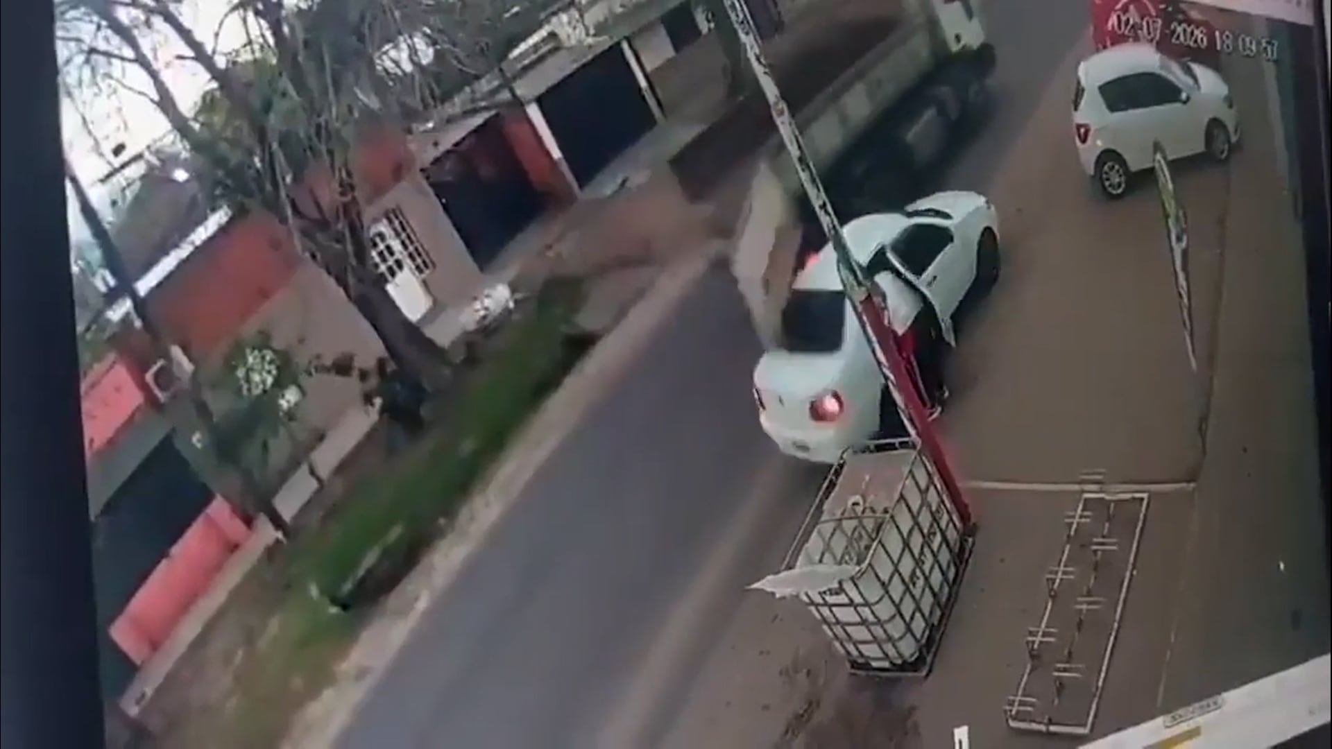 Bebe de un año resulta herida en accidente en Reconquista, Santa Fe.