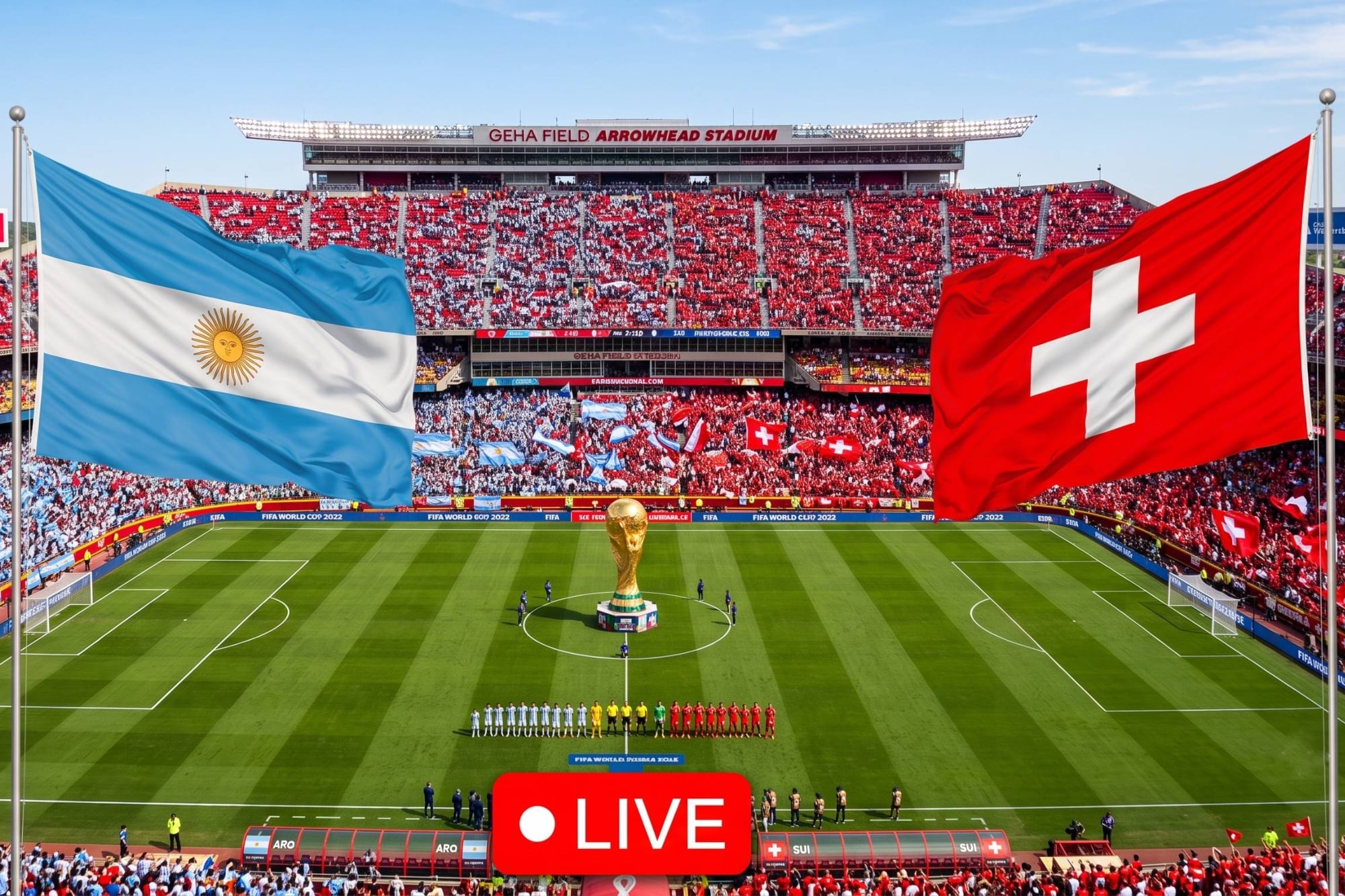 Argentina vs. Suiza: partido de cuartos de final el 11 de julio en Kansas City