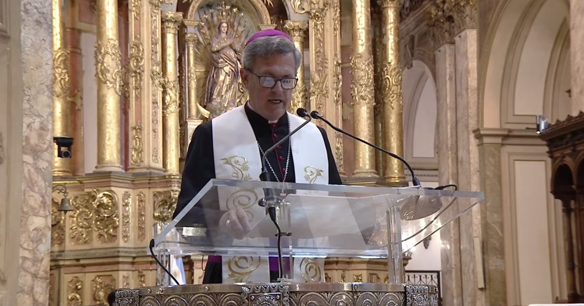 El arzobispo Jorge García Cuerva denuncia la corrupción en tedeum del 9 de Julio.