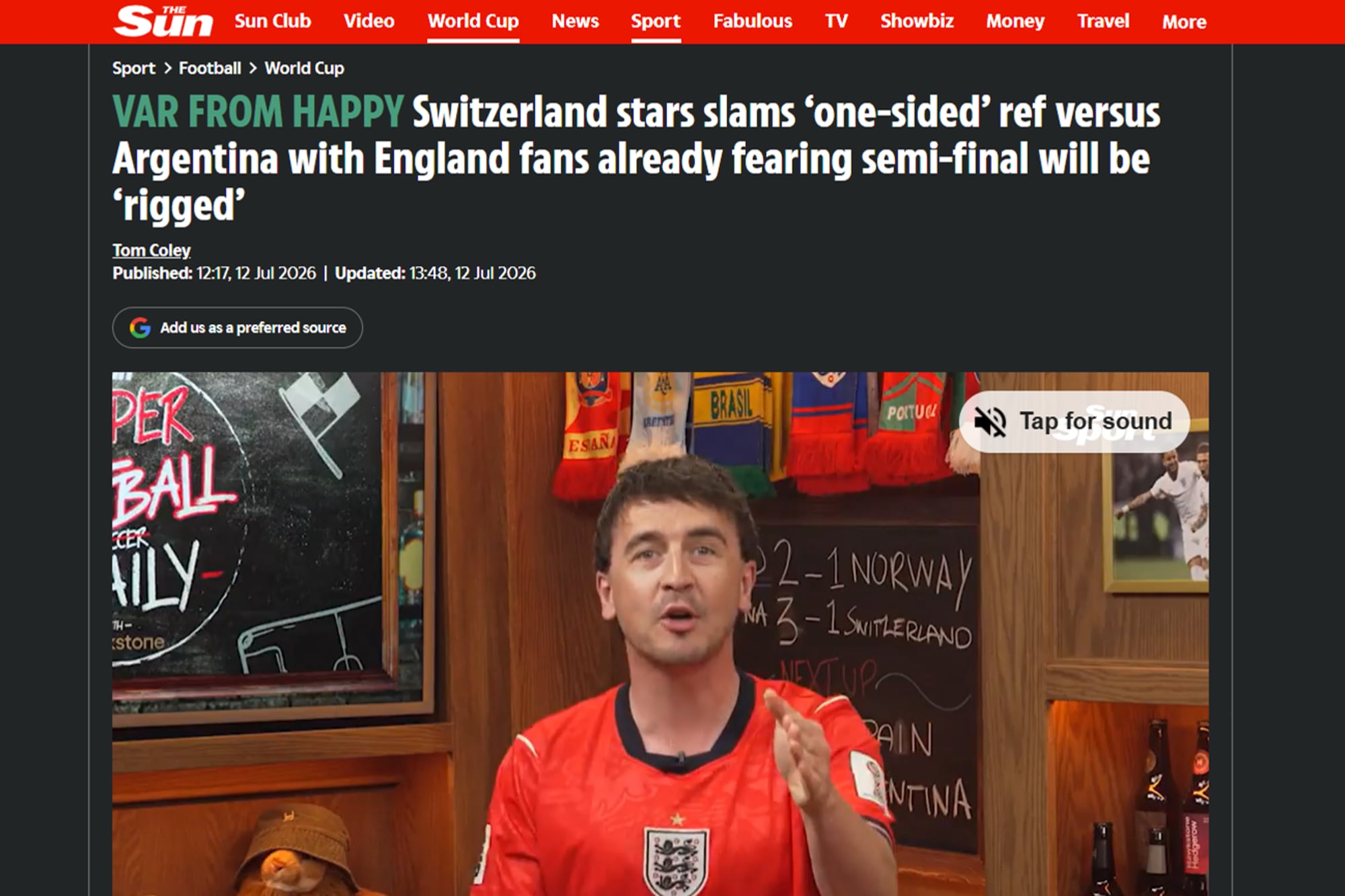 Reacciones internacionales ante la semifinal del Mundial: la prensa británica analiza a Ar