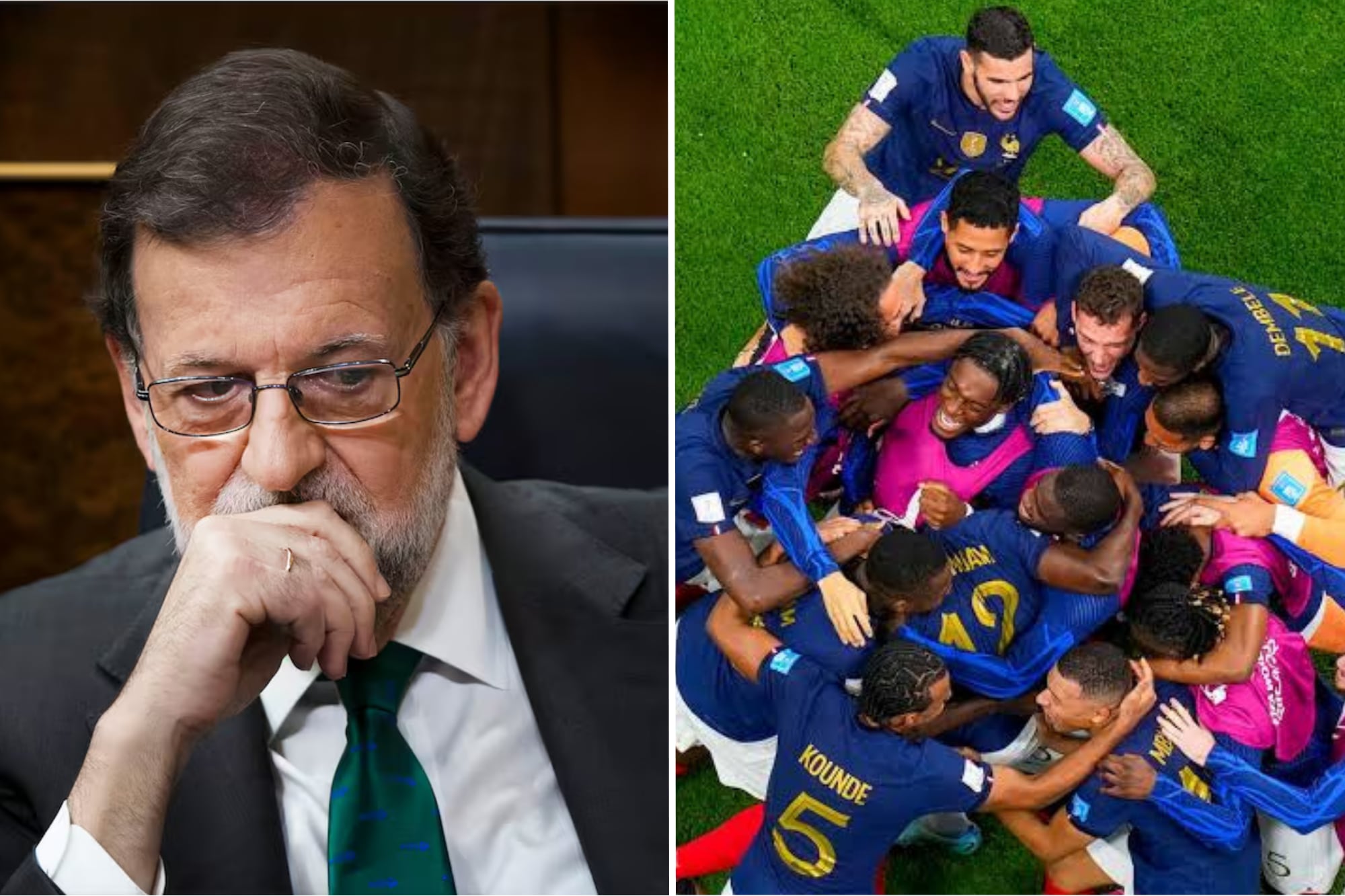 Mariano Rajoy critica a la selección francesa por falta de jugadores locales