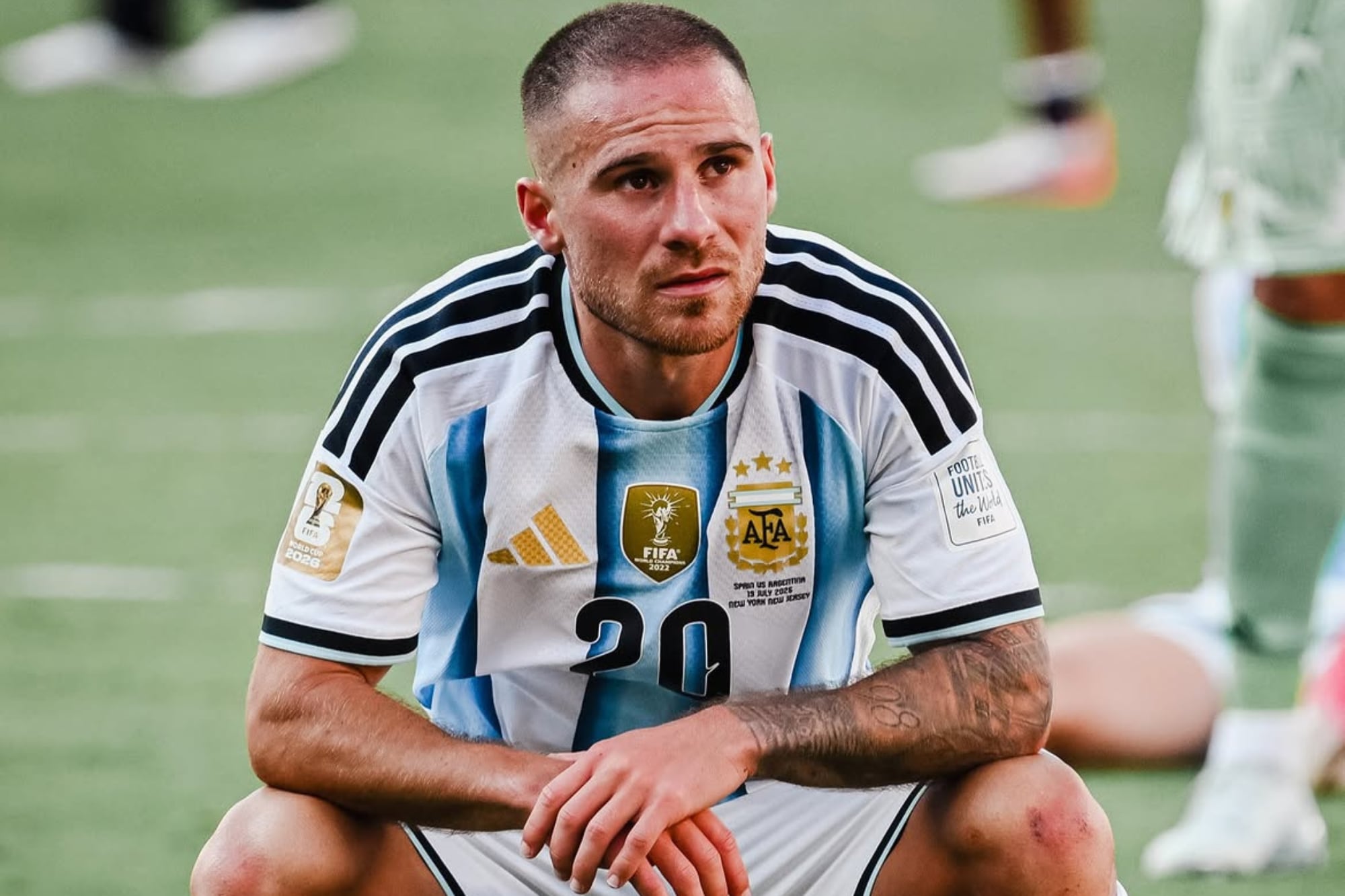 Mac Allister agradece al pueblo argentino por el apoyo en la derrota ante España