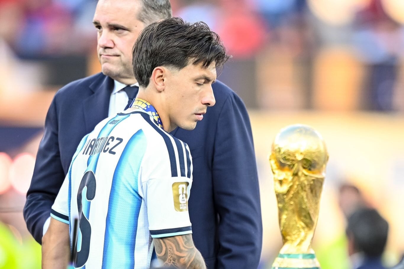 Martínez pide unión nacional tras la derrota de Argentina ante España en el Mundial 2022