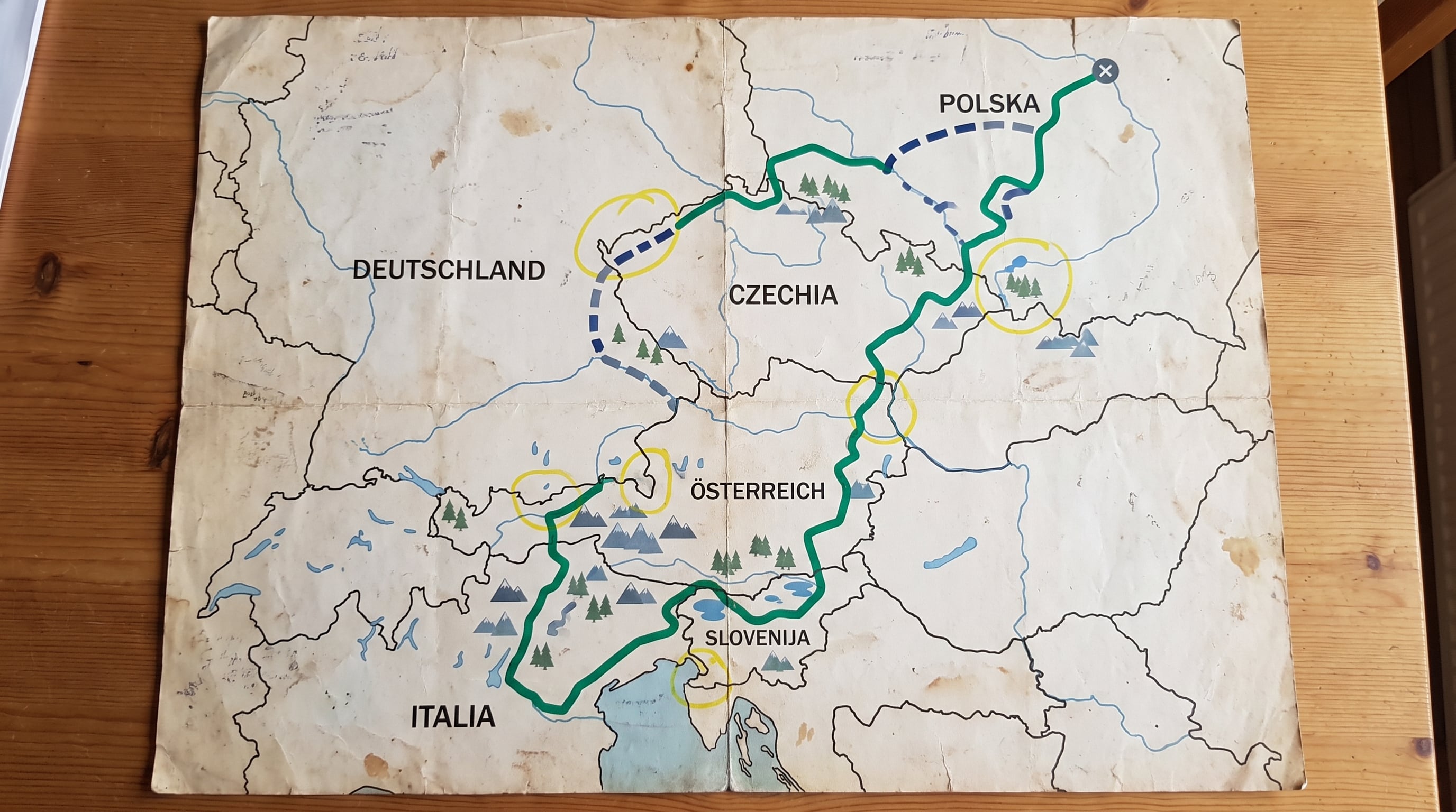 Sendero de 3.500 km une Polonia e Italia a pie