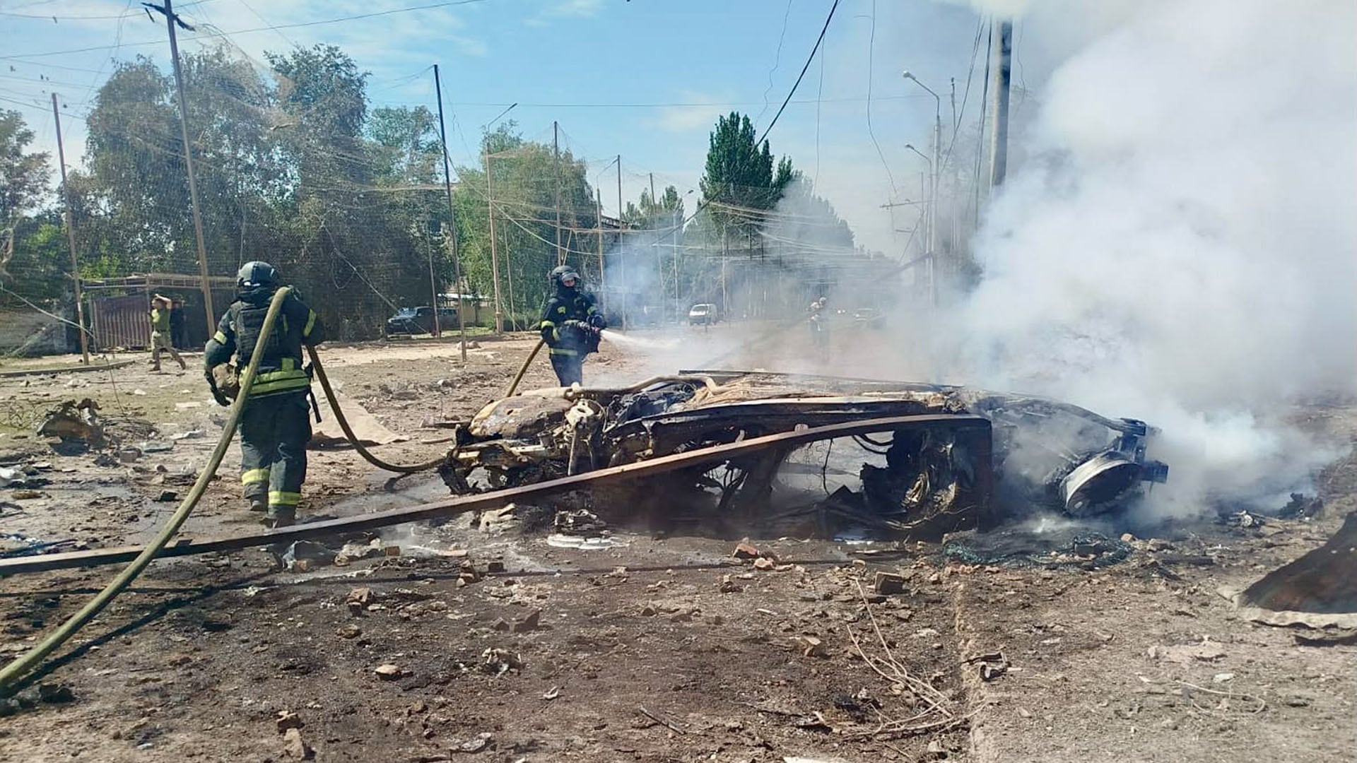 Ataques rusos en pleno día matan al menos 11 en Kiev y Slovyansk