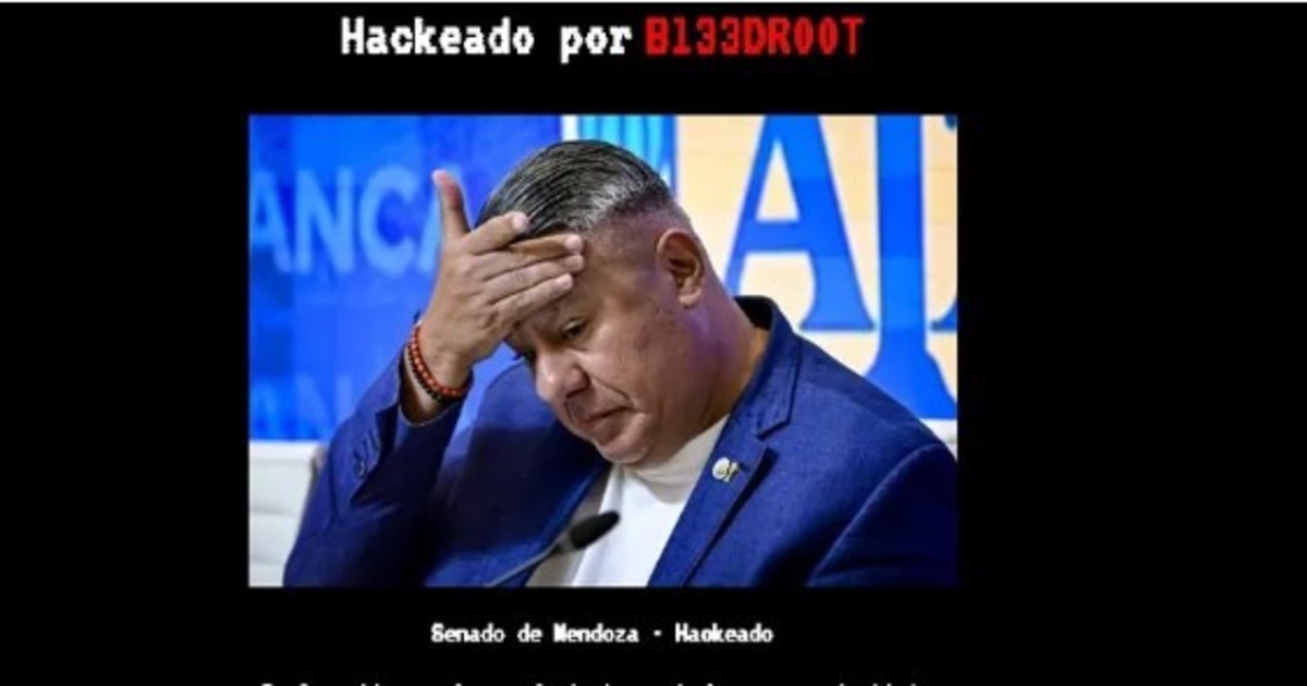 Hackean página del Senado mendocino y publican foto de Chiqui Tapia