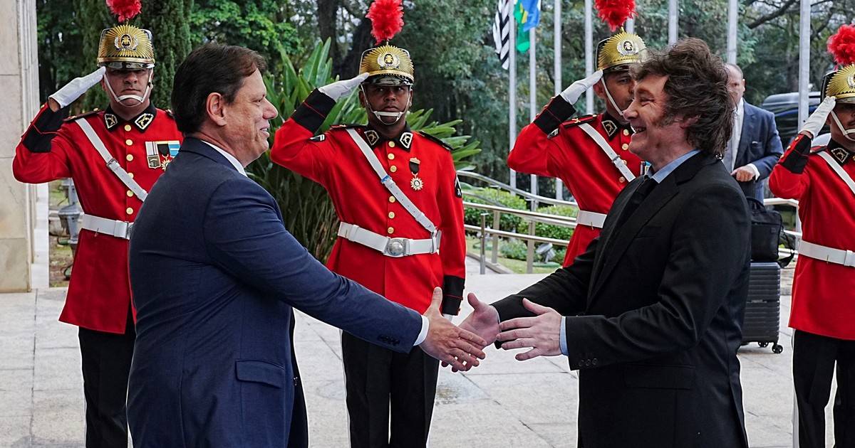 Javier Milei visita Brasil para reuniones oficiales con Flávio Bolsonaro