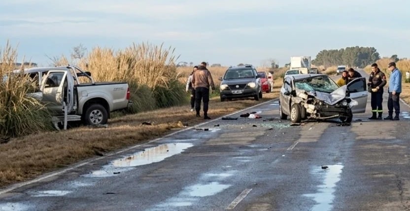 Fallece una adolescente de 16 años tras un choque en la Ruta 14