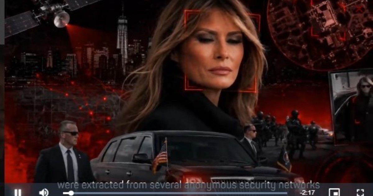 Un video difundido en Irán revela hábitos de seguridad de Melania Trump