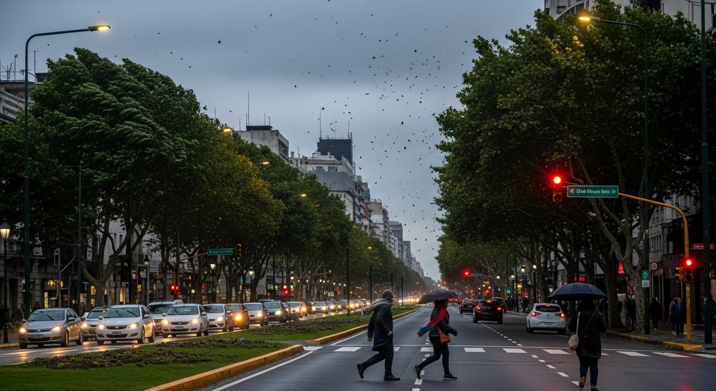 Tormentas llegan al AMBA: lluvias intensas y viento se esperan el viernes