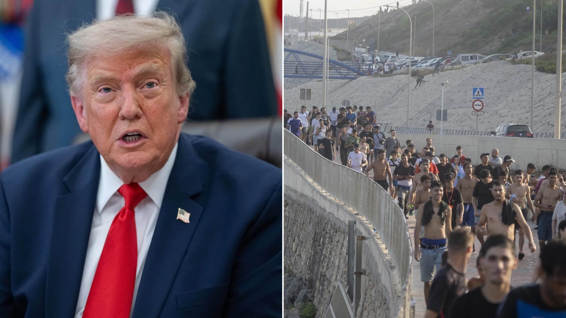 Trump advierte sobre crisis migratoria en España