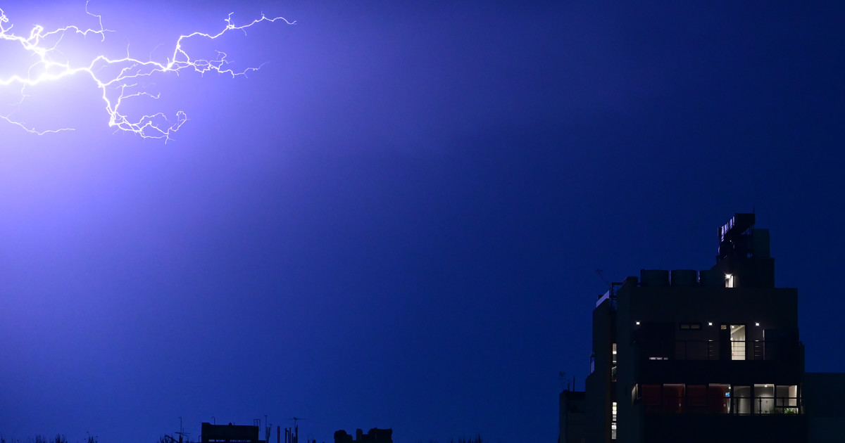 Tormentas intensas y descenso de temperatura en el AMBA, advierte el Servicio Meteorológic
