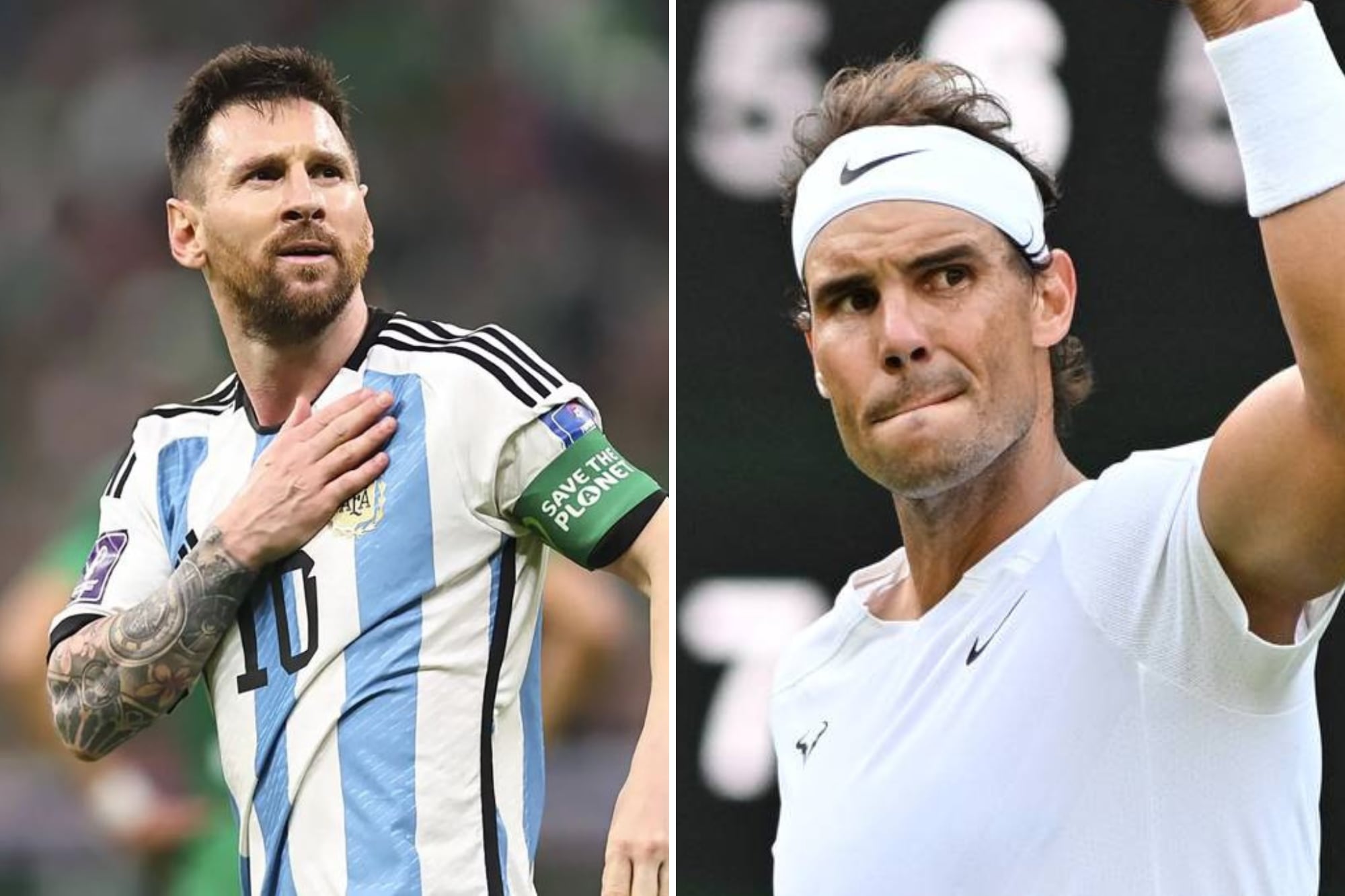 Nadal conduele a Messi por la pérdida de su padre