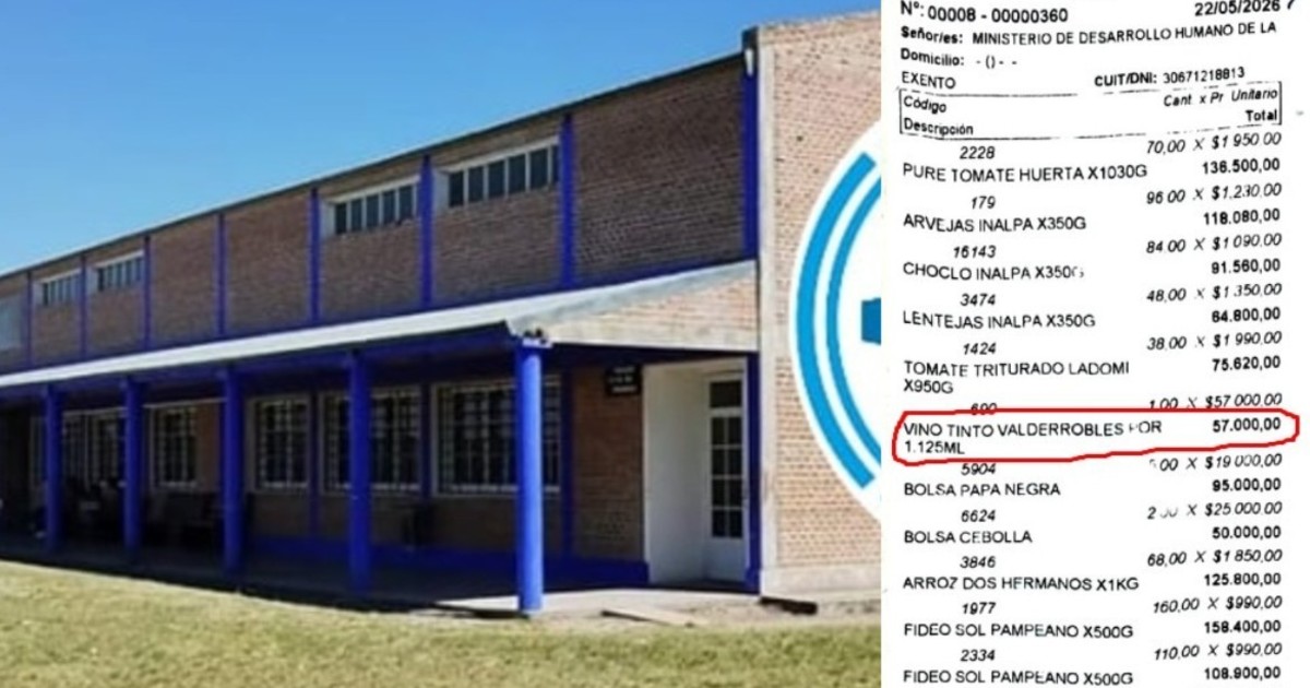 Detectan botella de vino de $57.000 en rendición de compras de comedor escolar en Entre Rí