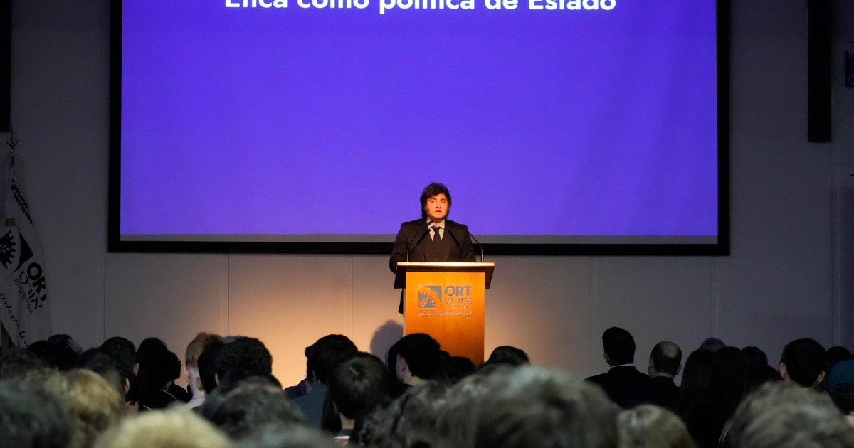 Padres repudian y denuncian la visita de Milei a ORT por falta de pedagogía y uso político