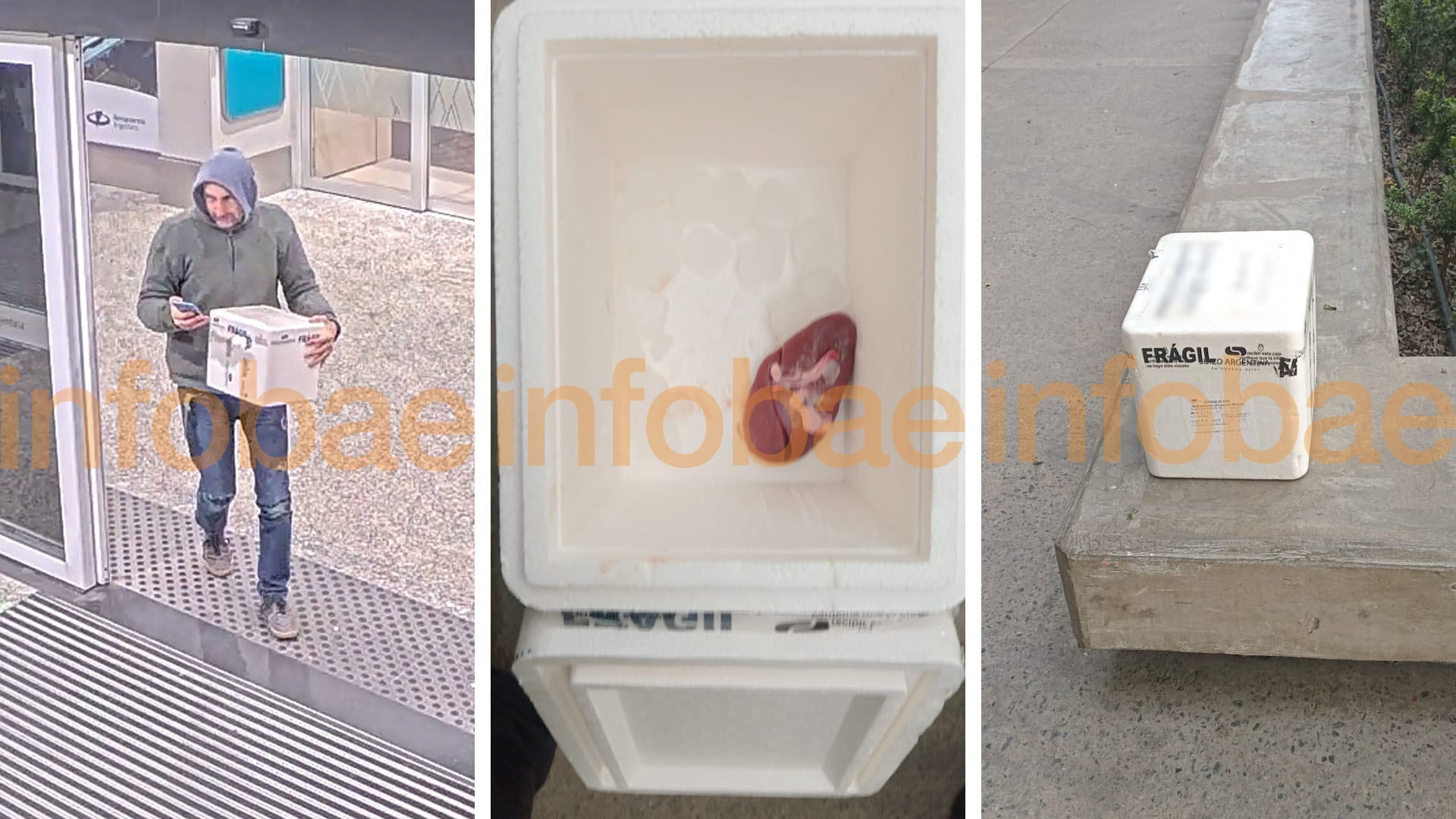 Dejó un riñón en una caja en Aeroparque como broma y fue procesado