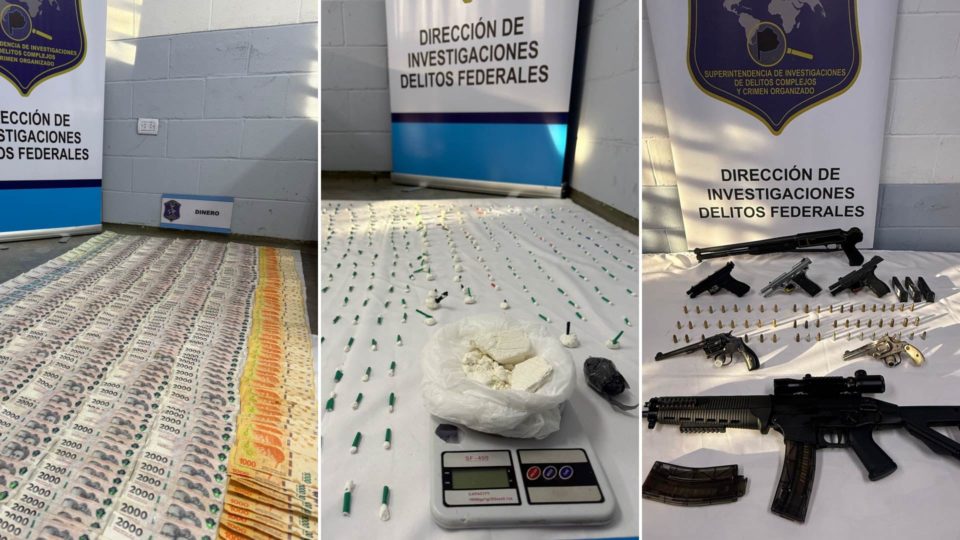 La banda de los colores: policía desmantela organización narco en Merlo