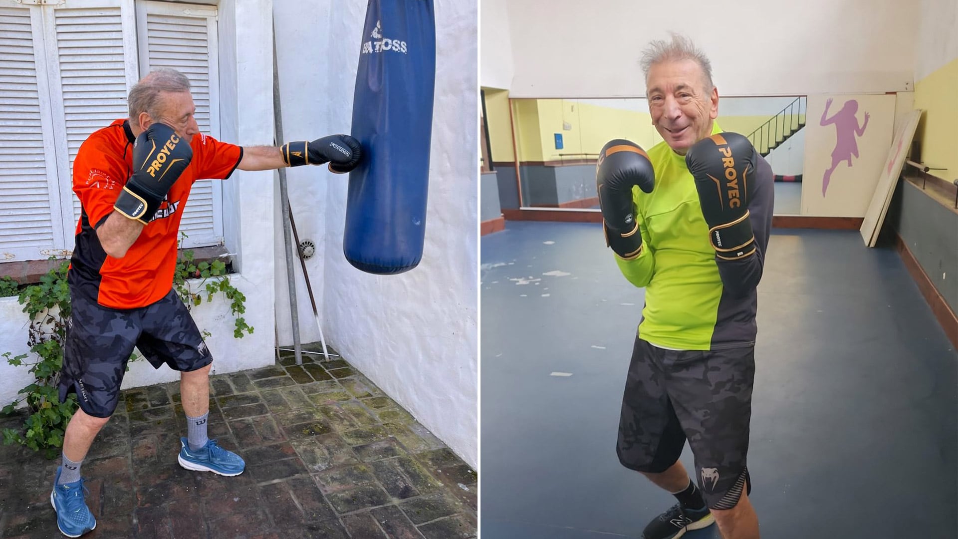Cardiólogo de 75 años entrena boxeo sin contacto