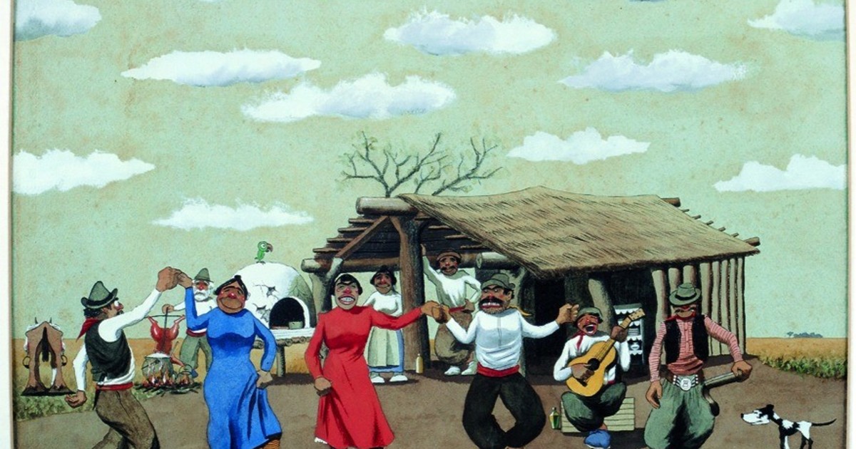 Molina Campos cumple 100 años de su primera exposición.