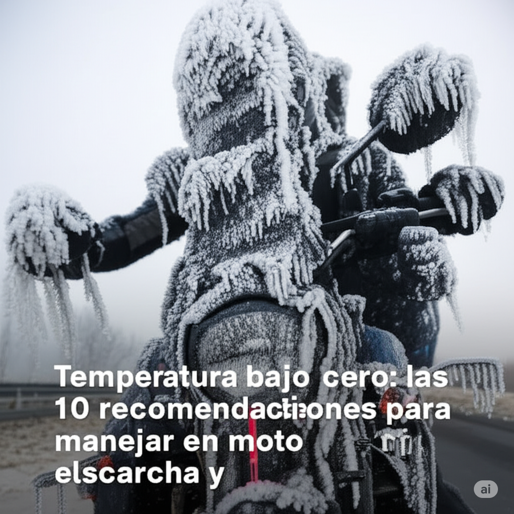 Conducción de moto en días fríos: consejos de seguridad