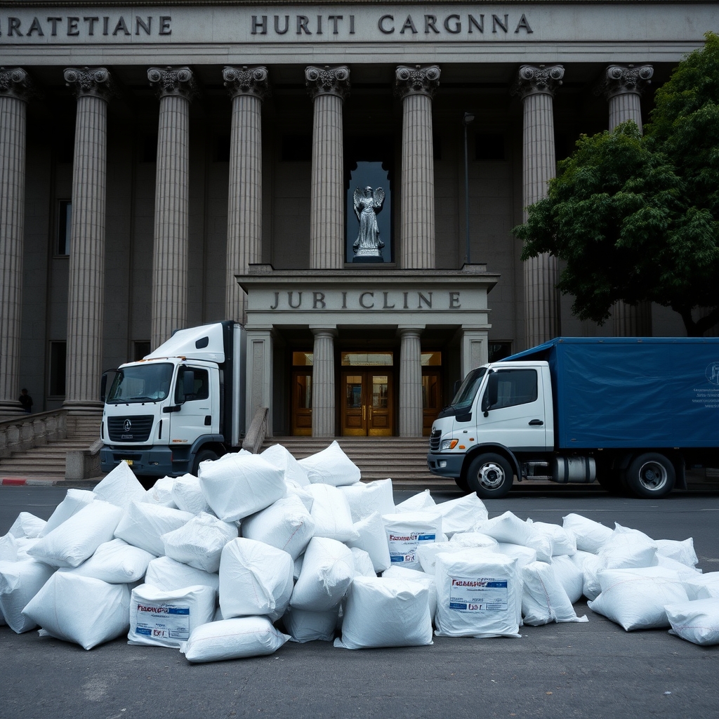 Incautan 400 kg de cocaína en camiones que llegaron de Bolivia